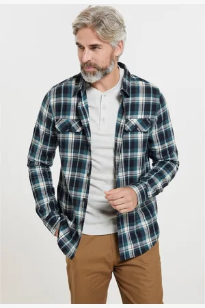 Mountain Warehouse Camisa manga larga Trace para hombre