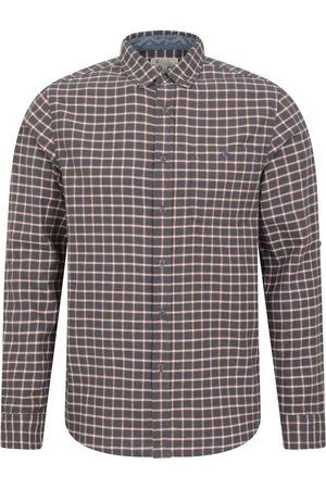 Mountain Warehouse Camisa manga larga Driftwood para hombre
