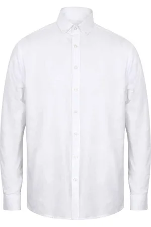 Henbury Camisa manga larga Modern para hombre