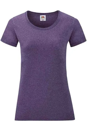 Fruit Of The Loom Camiseta manga larga Valueweight para mujer