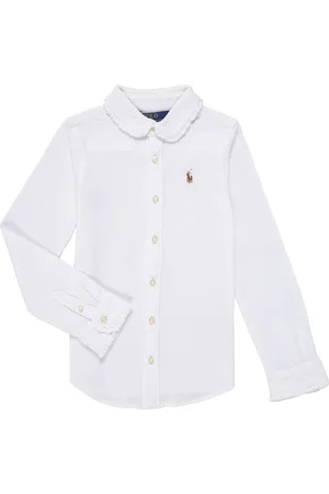 Ralph Lauren Camisa KNIT OXFORD-SHIRTS-BUTTON FRONT SHIRT para niña