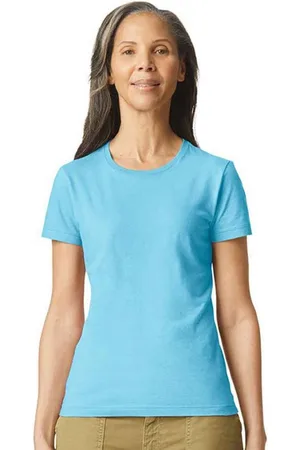 Gildan Camiseta manga larga Softstyle para mujer