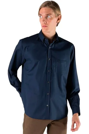 Lacoste Camisa manga larga - Camisa Regular Fit para hombre