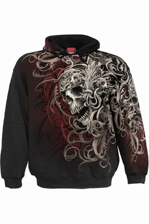Spiral Jersey Skull Shoulder Wrap para mujer