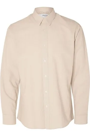 SELECTED Camisa manga larga 16079056 LINEN SHIRT-PURE CASHMERE para hombre