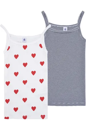 Petit Bateau Camiseta tirantes LOT X2 DEBARDEUR para mujer