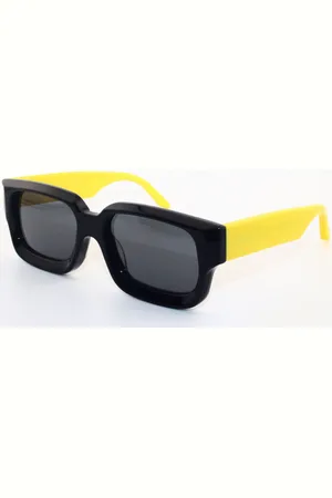 Leziff Gafas de sol Occhiali da Sole Valencia M4554 C03 Nero Giallo para mujer