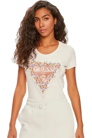 Guess Camiseta Flowers para mujer