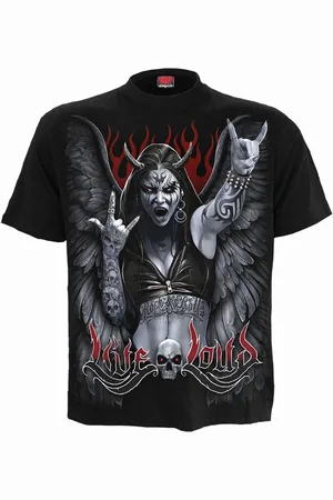 Spiral Camiseta manga larga Rock Loud para mujer