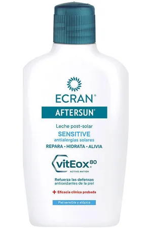 Ecran Protección solar Aftersun Sensitive Leche Antialergias Solares para mujer