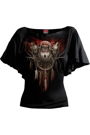 Spiral Camiseta manga larga Cry Of The Wolf para mujer
