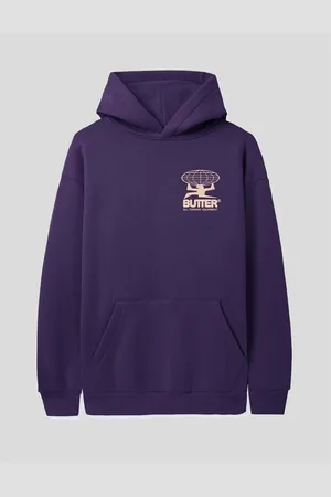 Butter Goods Jersey SUDADERA ALL TERRAIN BERENJENA para hombre