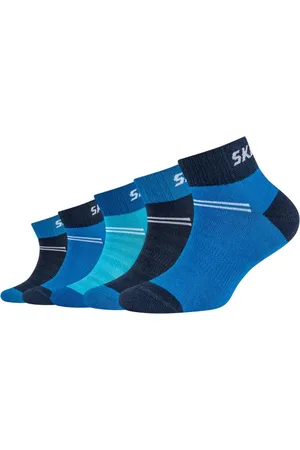 Skechers Calcetines Mesh Ventilation Quarter Boys and Grils 5PPK Socks para niño