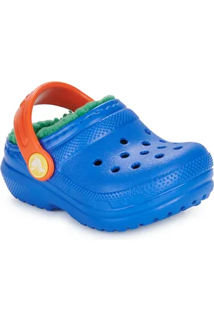 Crocs Zuecos Classic Lined Clog T para niño