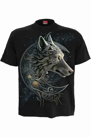 Spiral Camiseta manga larga Celtic Wolf para mujer