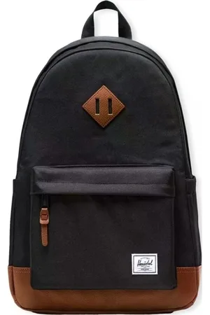 Herschel Mochila Heritage Backpack - Black/Tan para mujer