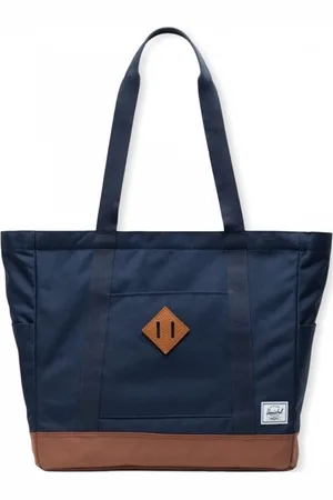 Herschel Mochila Heritage Tote - Navy/Saddle Brown para hombre