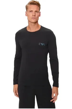 Emporio Armani Camiseta manga larga Core Logo Crew para hombre