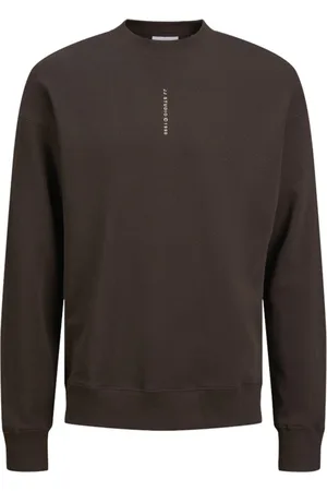 JACK & JONES Jersey 12256808 JJMICAH SWEAT CREW NECK MULCH para hombre