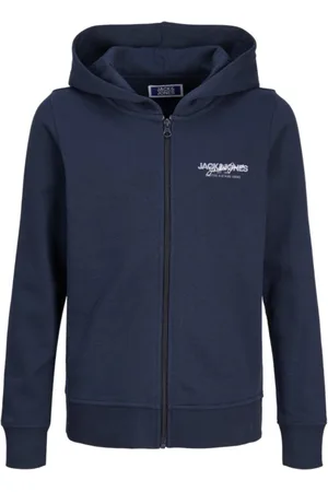 JACK & JONES Jersey 12259856 JJALVIS SWEAT ZIP HOOD JNR NAVY BLAZER para niño