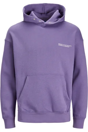 JACK & JONES Jersey 12250600 JORVESTERBRO BACK SWEAT HOOD SN PLS TWILIGHT PURPLE para hombre