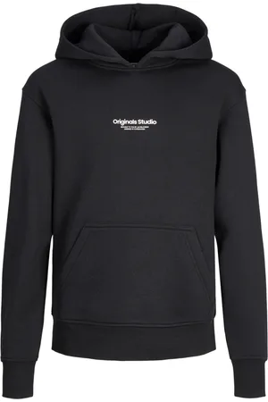 JACK & JONES Jersey 12256770 JORVESTERBRO SWEAT HOOD NOOS MNI BLACK para niño