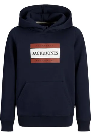 JACK & JONES Jersey 12263243 JORFREDERIKSBERG BOX SWEAT HOOD SN JNR SKY CAPTAIN para niño