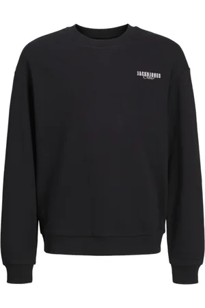 JACK & JONES Jersey 12270143 JJSTYD LOOSE GRAPHIC SWEAT C.NECK LN JNR BLACK para niño