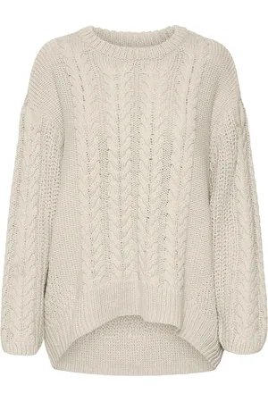 VERO MODA Jersey VMSVEACABLE LS O-NECK PULLOVER GA BOO 10310869 para mujer