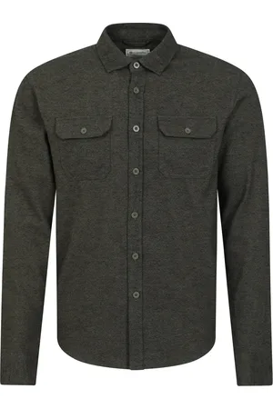 Mountain Warehouse Camisa manga larga Trace para hombre