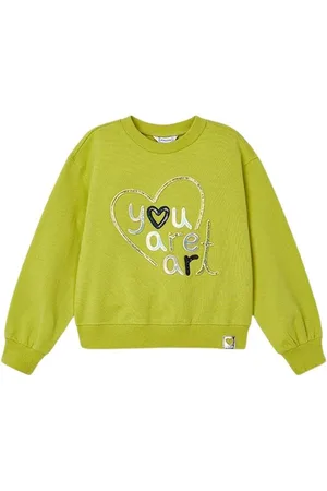 Mayoral Jersey Pullover bordado Citronela para mujer