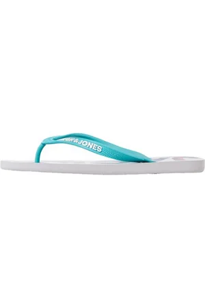 JACK & JONES Chanclas 12236507 JFWLOGO PALM PRINT FLIP FLOP JNR CAPRI para niño