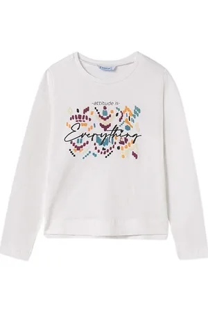 Mayoral Tops y Camisetas Camiseta m/l grafica para mujer