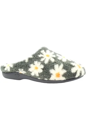 Lunar Pantuflas Plumeria para mujer