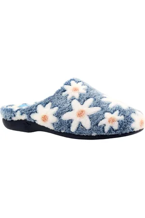 Lunar Pantuflas Plumeria para mujer
