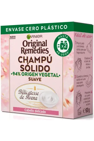 Garnier Champú Original Remedies Champú Sólido Suave Calmante para mujer
