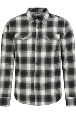Mountain Warehouse Camisa manga larga Trace para hombre