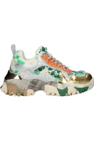 Exe Deportivas Moda EXÉ Sneakers 22E10-3 - Golden Green para mujer