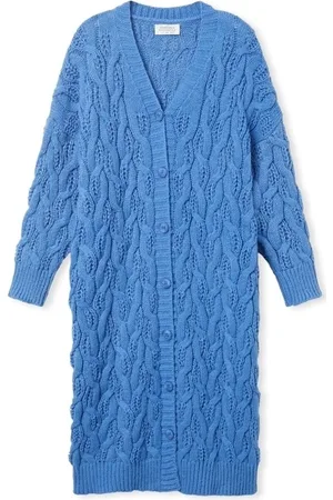 Compañía fantástica Abrigo COMPAÑIA FANTÁSTICA Jacket 10215 - Blue para mujer