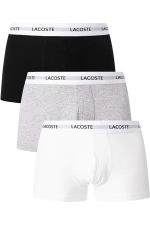 Lacoste Calzoncillos Pack de 3 baÃºles elásticos de algodón para hombre