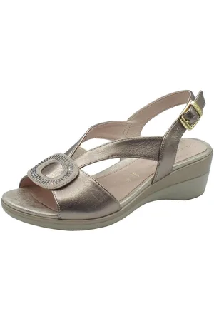 Stonefly Sandalias 220860 Vanity III Laminated Metal para mujer