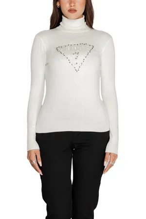 Guess Jersey PIPER TRIANGLE LOGO TN LS W4BR03 Z2NQ2 para mujer
