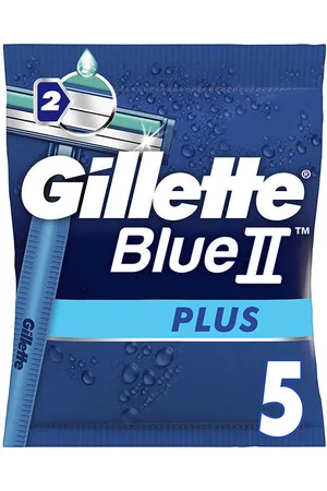 Gillette Afeitadoras & cuchillas Blue Ii Plus Cuchilla Afeitar Desechables para hombre