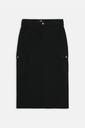 Dickies Falda DUCK CANVAS CARGO - DK0A4Z2R-BLK1 BLACK para mujer