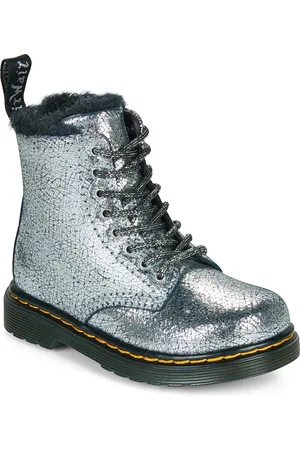 Dr. Martens Botines Serena T Silver Distressed Foil para niña