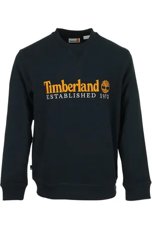 Timberland Jersey Logo Brush Back Crew Neck para hombre