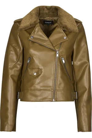 ONLY Cazadora de cuero ONLVILHELMA para mujer
