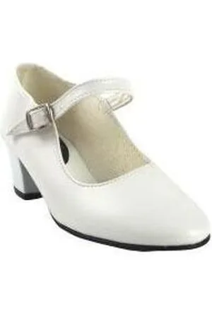 Bienve Zapatillas deporte Zapato flamenca-correa para mujer