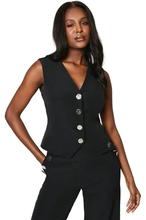 Dorothy Perkins Chaleco de traje DP5317 para mujer