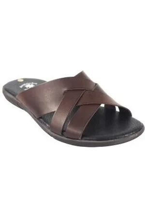 Bienve Zapatillas deporte Sandalia caballero 309 marron para hombre